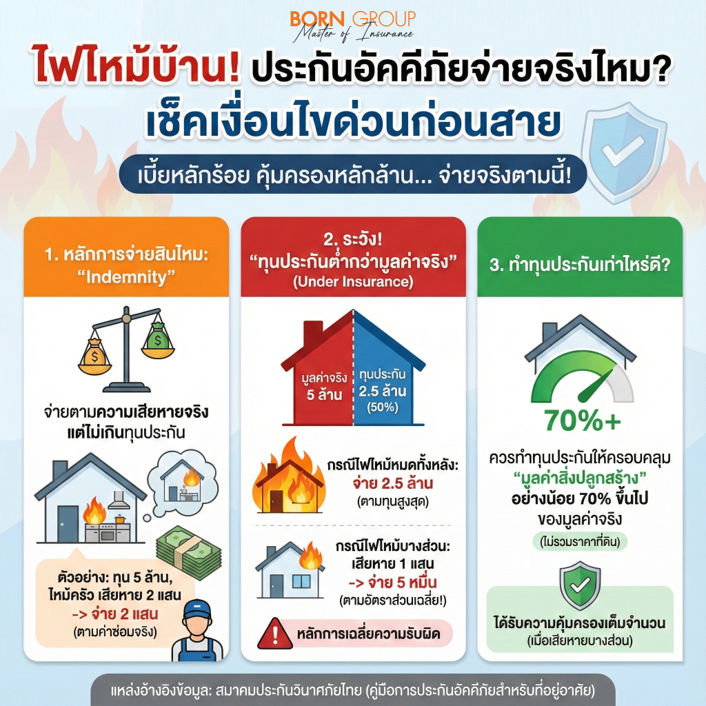 ประกันอัคคีภัยบ้าน