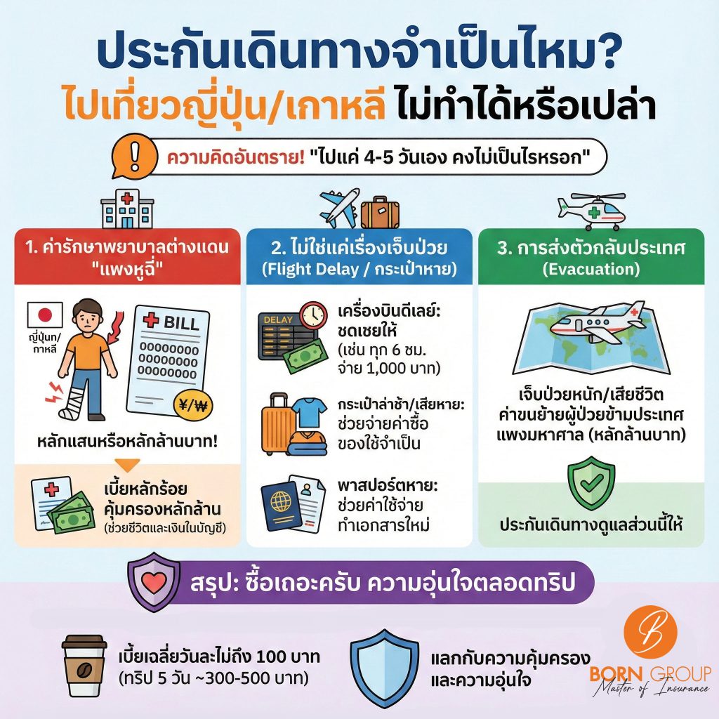 ประกันเดินทางจำเป็นไหม?